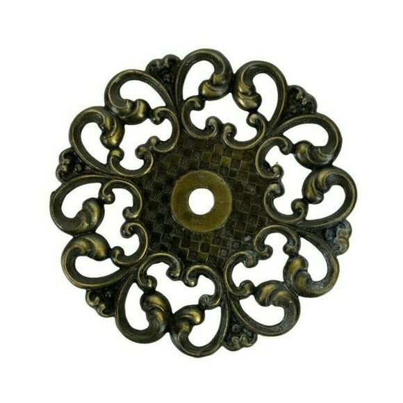 Brass Metal Furniture Embellishments Set Of 5 Vintage Decorative Hardware Pieces - Picture 5 of 10